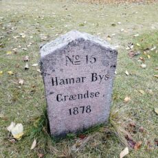 Vandring langs grense mellom Vang og Hamar 1878 – 1946